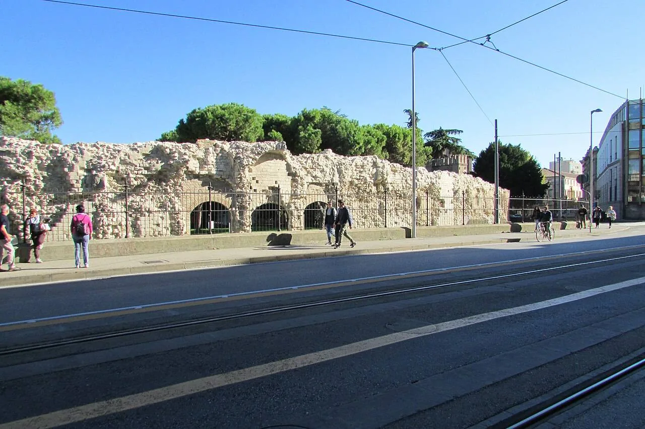 Was von der römischen Arena übrig ist, neben der die Kapelle erbaut und nach der sie benannt wurde